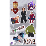 Plancha de Sticker Advengers