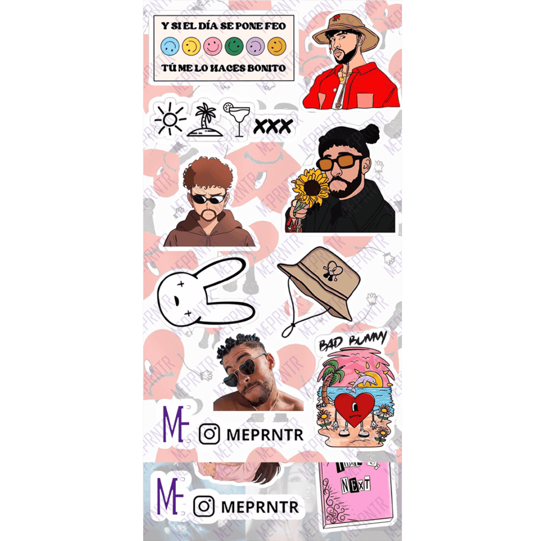 Plancha de Bad Bunny