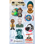 Plancha de Sticker Breaking Bad