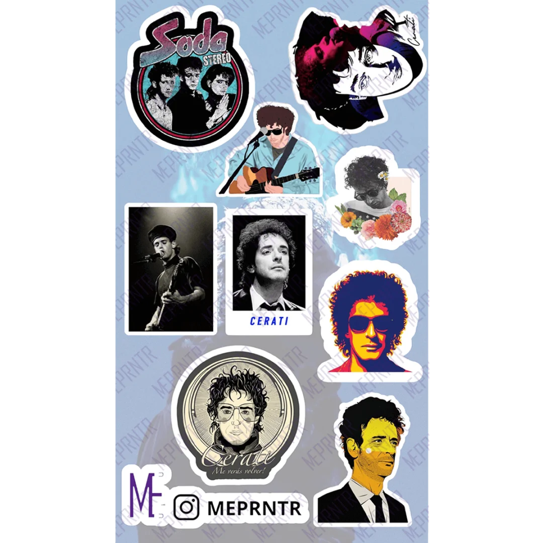 Plancha de Gustavo Cerati