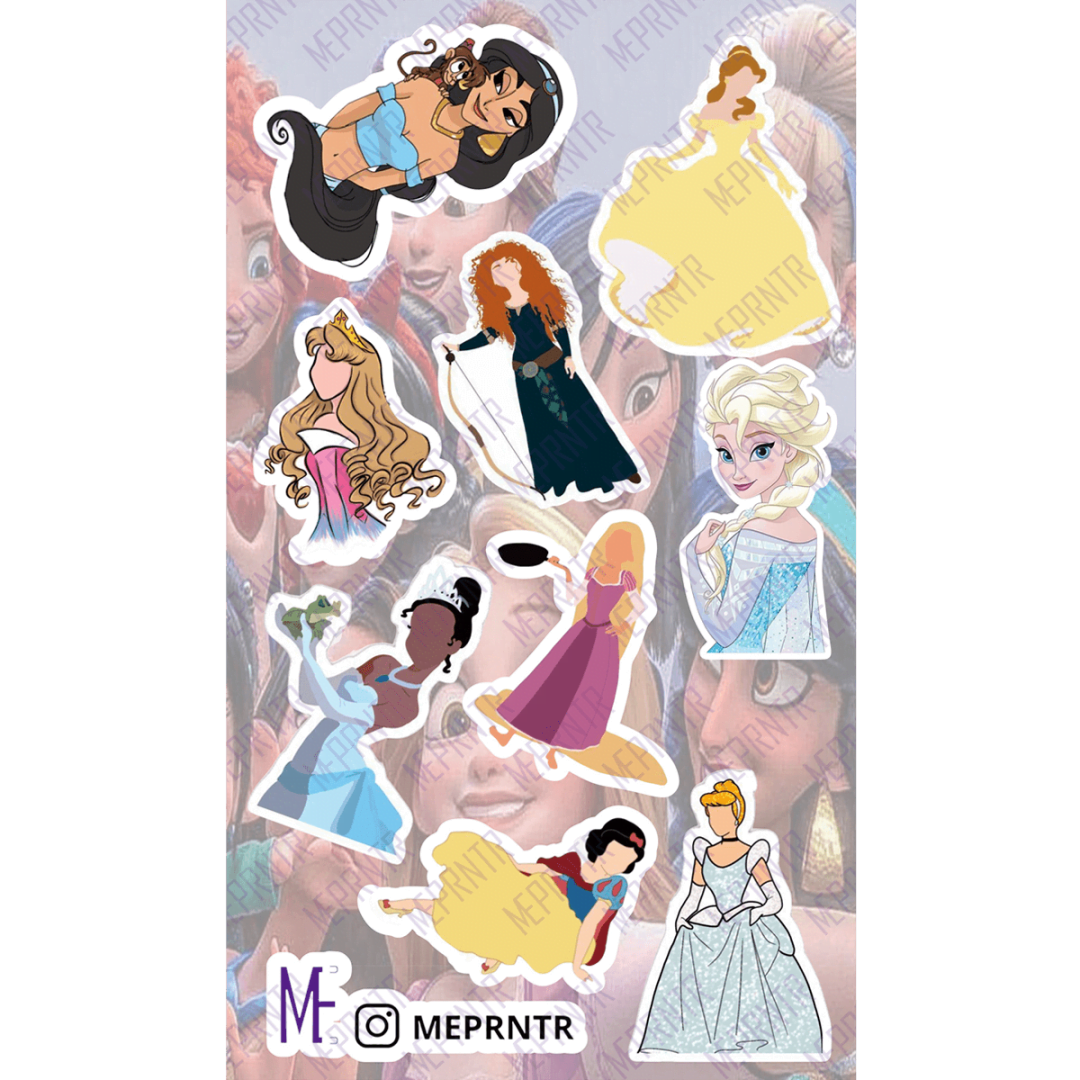 Plancha de Princesas