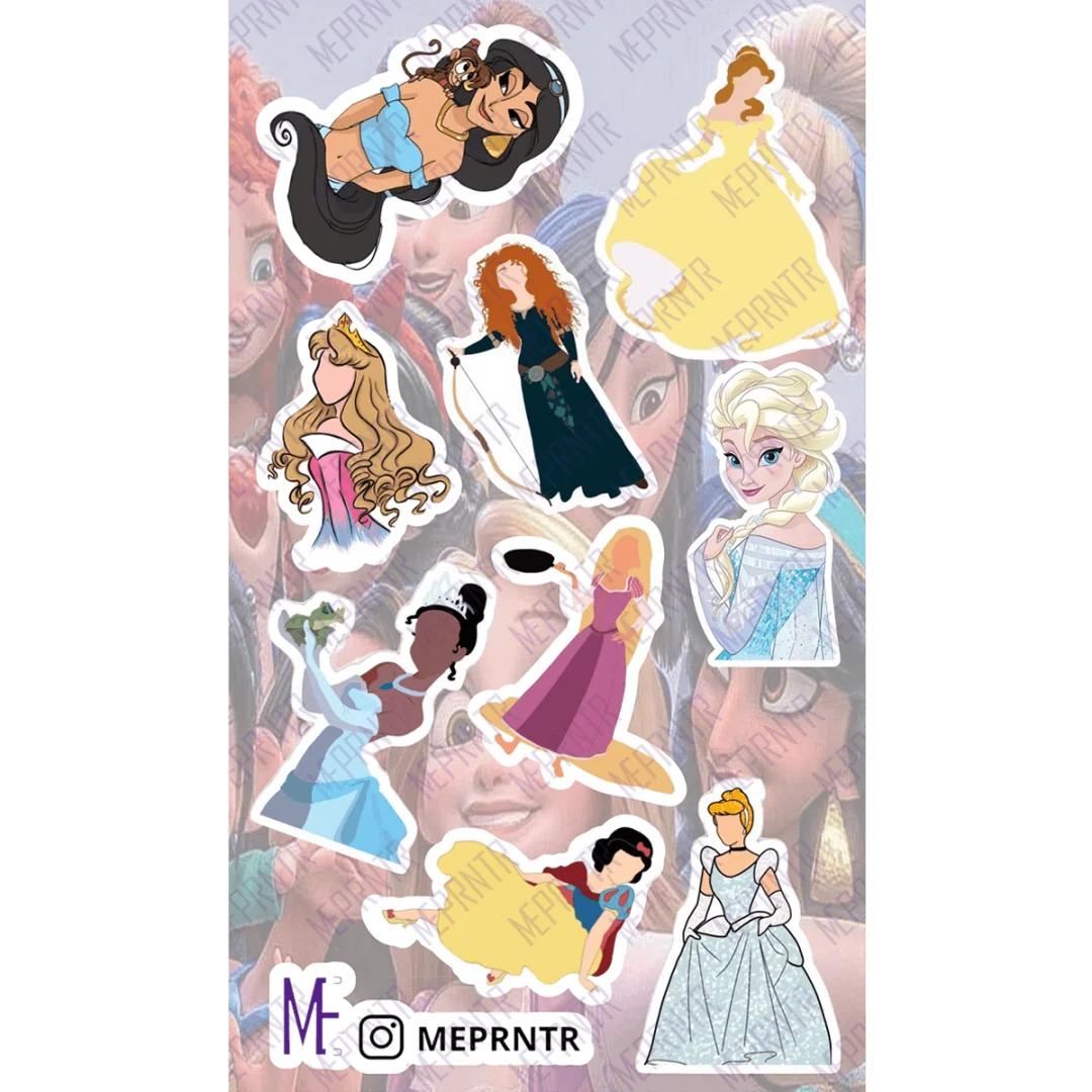 Plancha de Princesas
