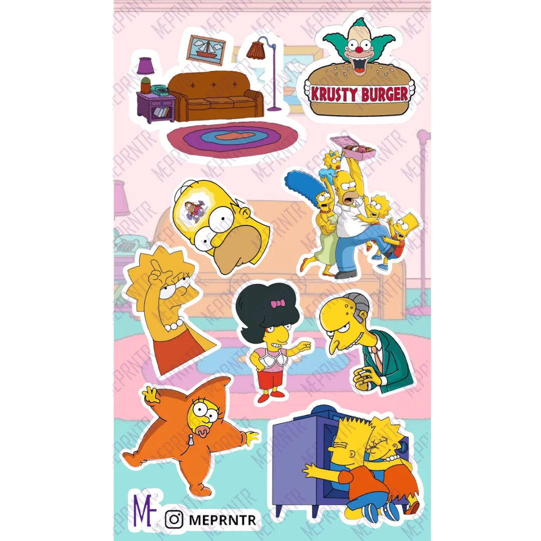 Plancha de Los Simpsons