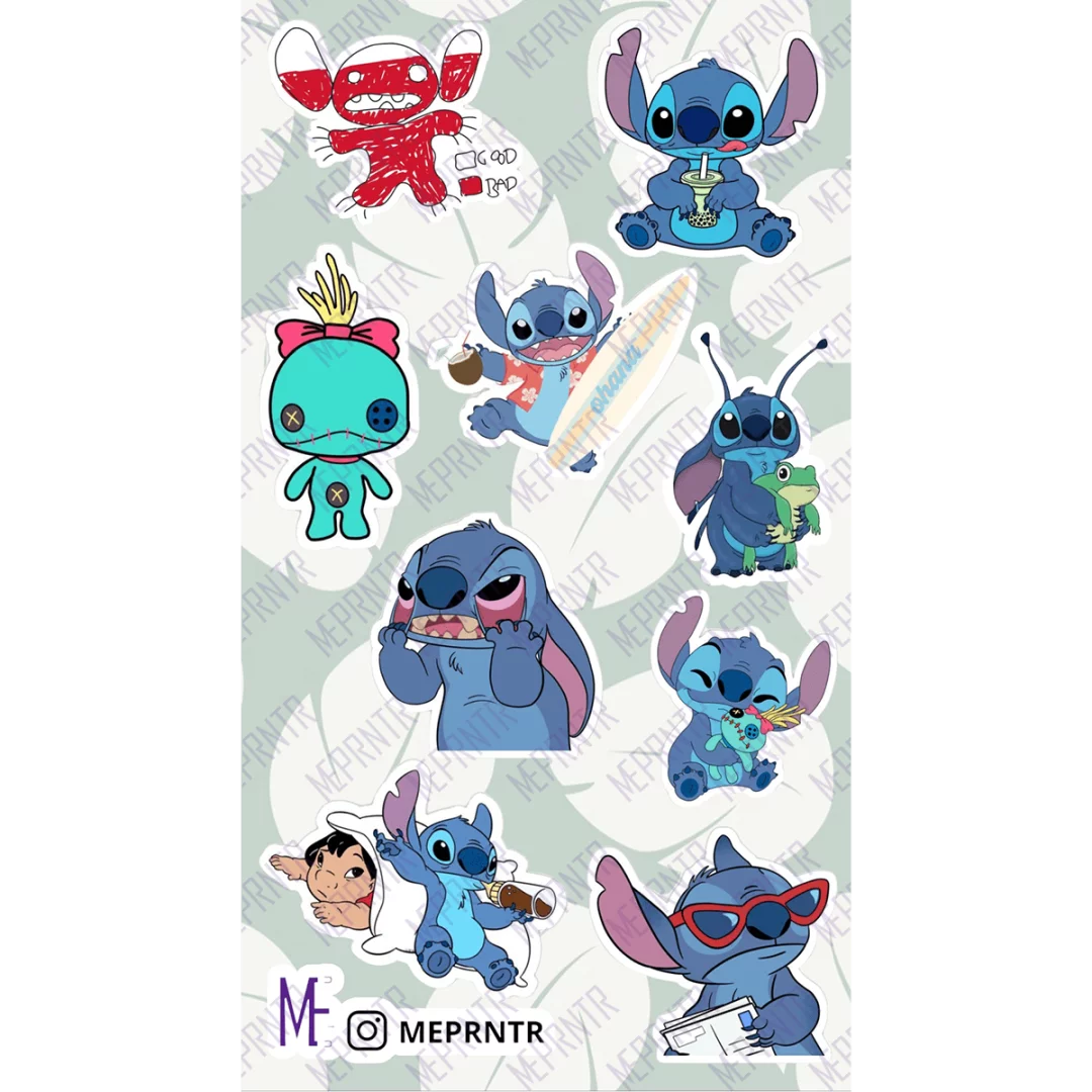Plancha de Stitch